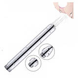 Анальний душ, пряма насадка для анального і вагінального душу з трьома насадками, фото 3