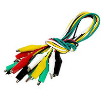 Дроти з крокодилами 35 мм довжина 50 см