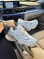 Кросівки New Balance 9060 Quartz Grey, Нью Беланс, натуральна замша, сірі, розміри 36-41
