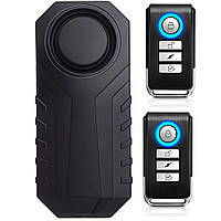 Сигнализация для велосипеда с 2 пультами и вибро-датчиком Чёрный Хіт продажу!