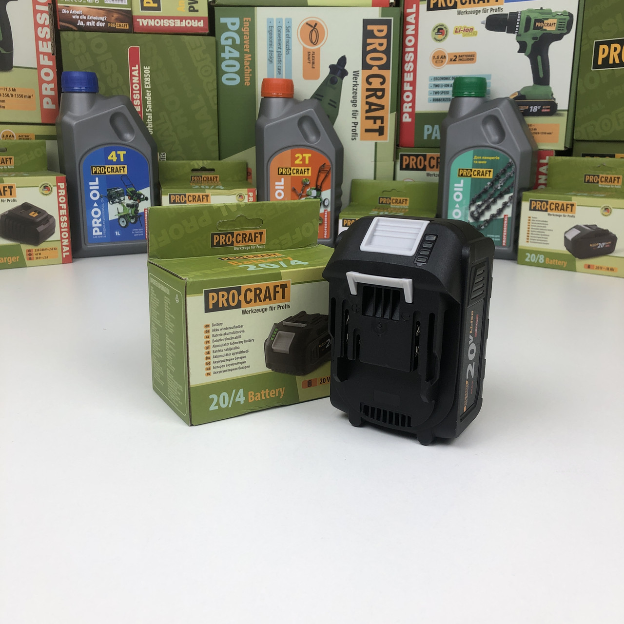 Акумуляторна батарея Procraft Battery 20/4 Universal (20В, 4Аг) Високовольтна