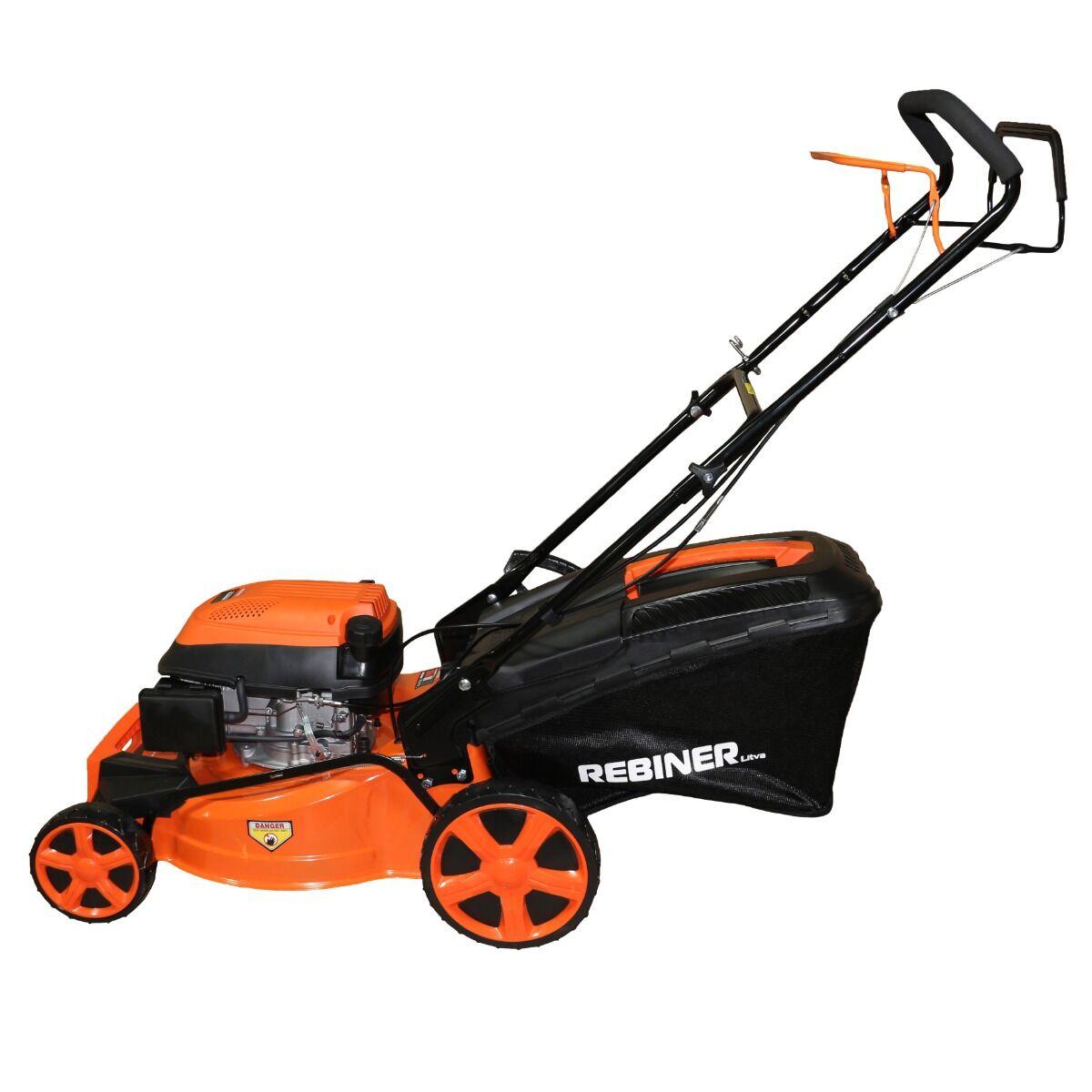 Газонокосарка бензинова самохідна Rebiner RLM-460S, фото 1