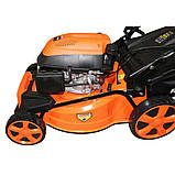 Газонокосарка бензинова самохідна Rebiner RLM-460S, фото 2