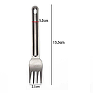 Виделка титанова. Туристична титанова з титану (Titanium), фото 8