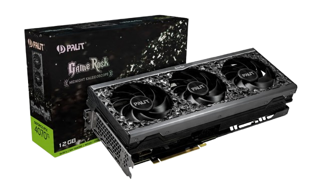 Відеокарта GeForce RTX 4070 Ti 12GB Palit GameRock (NED407T019K9-1045G) Б/В