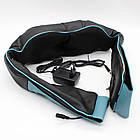 Роликовий масажер для спини та шиї з підігівом, від мережі, Massage Shawl / Електричний вібромасажер для тіла, фото 10