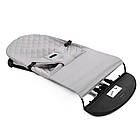 Дитячий шезлонг для новонароджених + іграшка, 89х58х39см, Сірий / Крісло гойдалка / Шезлонг гойдалка для дітей, фото 4