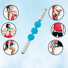 Антицелюлітний масажер для ніг, Блакитний / Масажер для спини / Масажер для тіла / Масажер для шиї, фото 4