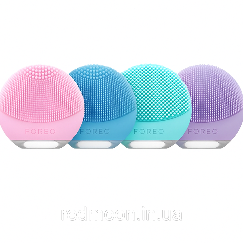 Електронна силіконова щітка для чищення обличчя / Масажна щітка для обличчя / Щітка для очищення шкіри, фото 1