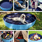 Басейн для купання домашніх тварин 60л, 80x50x30см, YXZ-702 / Складаний басейн, фото 5