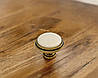 Ручка-кнопка Serenata Antica з керамічною вставкою GU-P7702 античне золото Ø 35 мм., фото 10