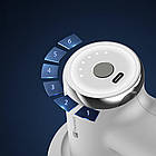 Ручний масажер для тіла + 5 насадок, Білий / Антицелюлітний акумуляторний масажер / Вібромасажер, фото 7