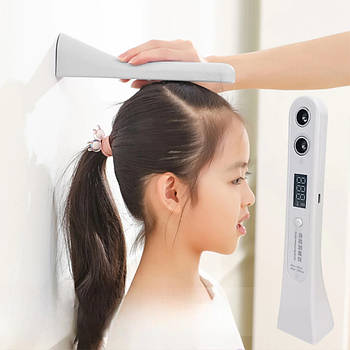 Електронний ростомір для тіла, 200см, 500 мАг, білий/ Портативний стадіометр / Стадіометр для вимірювання зросту