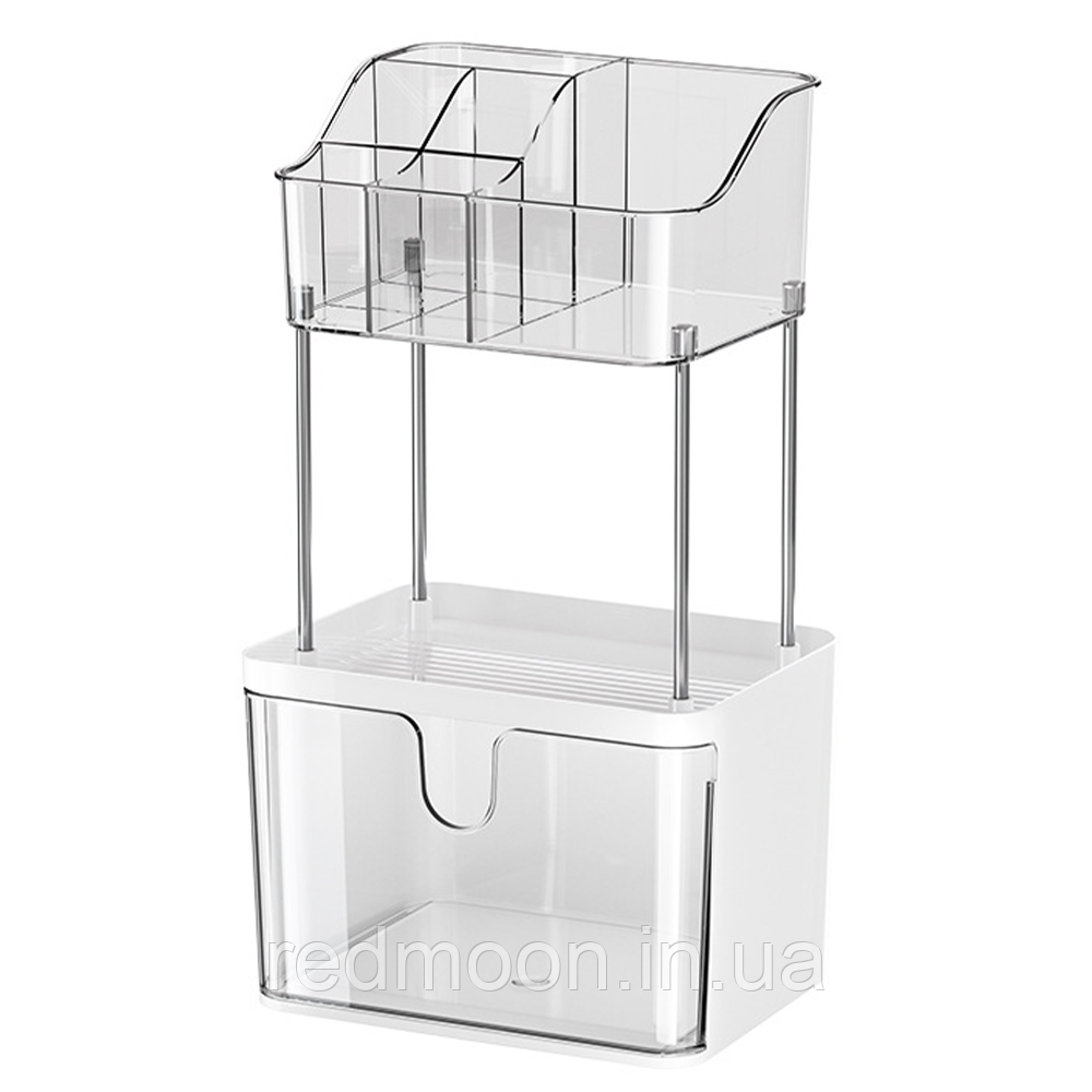 Органайзер для косметики, 35x19x14,3 см / Настільний органайзер / Багатофункціональний органайзер, фото 1