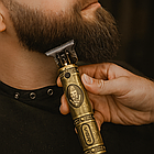 Машинка для стрижки волосся + 4 насадки, V-085 / Тример акумуляторний для бороди / Машинка для волосся, фото 2