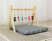 Мобіль дитячий підлоговий Весела ферма з матрациком