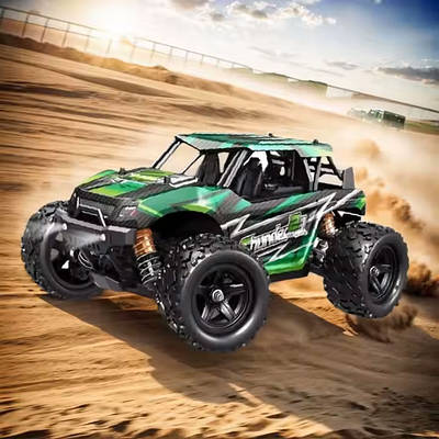 Міцний швидкісний джип баггі на р/у хлопчикові / Іграшкова машинка з великими колесами Світло 36 км/год 4WD 7.4 V