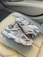 Кросівки New Balance 9060 Beige Brown Dirty Нью Беланс, жіночі, чоловічі, замш, бежеві, розміри 36-41