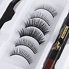 Набір для брів та вій 3в1 (Накладні вії, Маркер, Підводка) Rose Roll / Набір для фарбування брів, фото 4