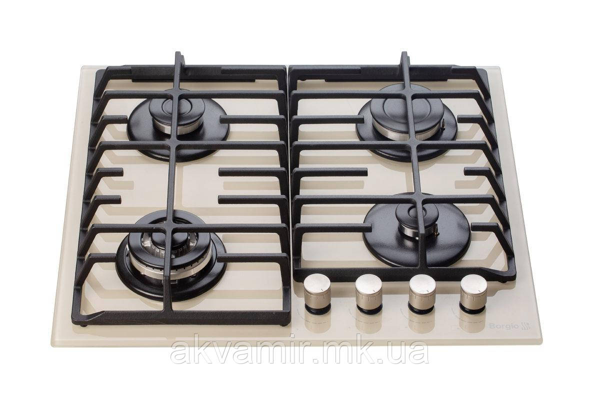 Варочна поверхня BORGIO 6192-17 FFD Ivory Glass (бежеве скло), фото 1