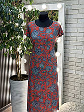 Стильна жіноча сукня, тканина "Масло" розмір 66