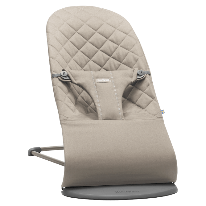 BabyBjorn - Крісло-шезлонг Bouncer Bliss Cotton, Sand Gray (пісочно-сірий)