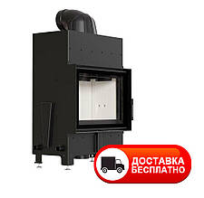 Камінна топка Kratki Floki S 8 кВт з прямим склом сталева
