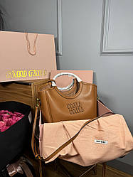 Жіноча сумка MiuMiu IVY Leather Bag преміум якість