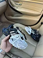 Кросівки Adidas Vento XLG Deluxe Black White Адідас, шкіра, замш, чорно-білі, розміри 36-45