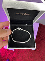 Оригинальный браслет под шармы Pandora, серебро, подарочный вариант