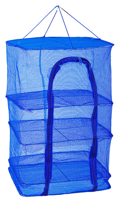 Сітка-сушарка для риби, грибів, овочів і фруктів FI-44 блакитна, фото 1