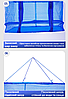 Сітка-сушарка для риби, грибів, овочів і фруктів FI-44 блакитна, фото 6
