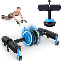 Роликовий тренажер AD3-9 / Ролик для преса / Гімнастичний тренажер для преса / Колесо для преса