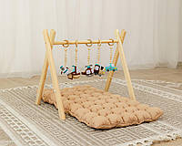 Мобіль дитячий підлоговий Веселі мандри з матрациком