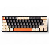 Ігрова механічна клавіатура з RGB підсвіткою на червоних світчах TKL 60% дротова клава механіка ТКЛ