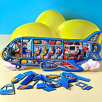 Дерев'яна рамка-вкладка "Літак"