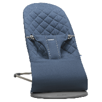 BabyBjorn - Кресло-шезлонг Bouncer Bliss Cotton, Midnight Blue (синий)