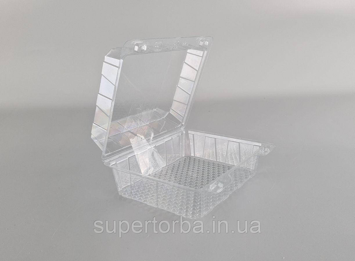 Контейнер пластиковий з відкидною кришкою AS-97/125/48 V=250 (50 шт), фото 1