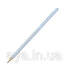 Чорнографітний олівець Grip 2001 Sky Blue,  B,Faber-Castell, 517074, фото 1
