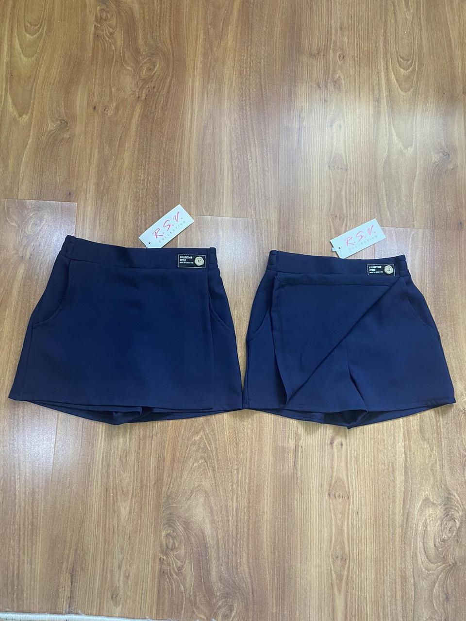 Опт Спідничка-шорти для дівчат р 128-152 синя