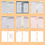 Блокнот-планер для грошей формат А6, планер бюджету та зберігання фінансів, органайзер леопардовий, фото 4