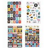 Блокнот-планер для грошей формат А6, планер бюджету та зберігання фінансів, органайзер леопардовий, фото 5