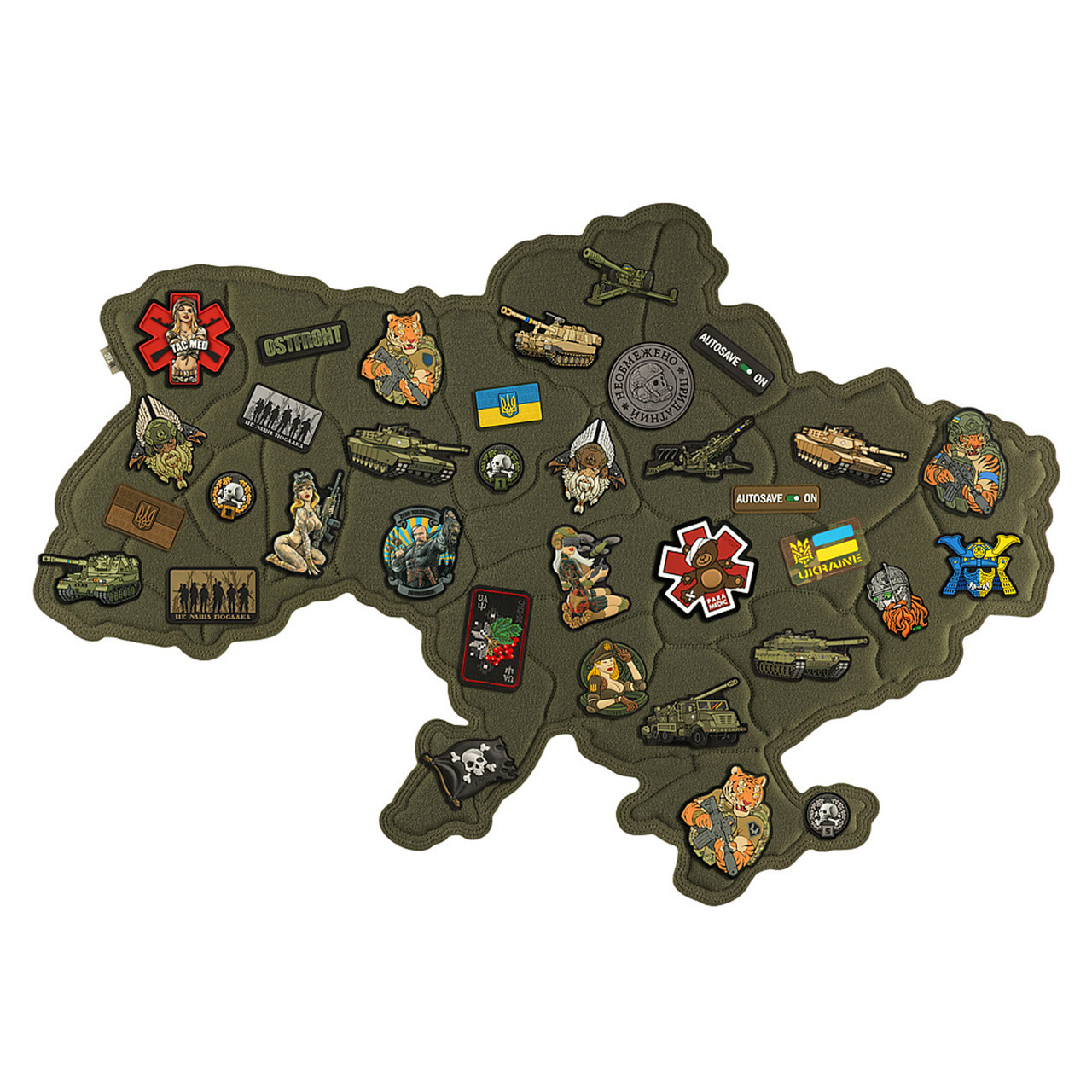 M-Tac панель для нашивок Мапа України Ranger Green, фото 1