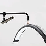 Безтіньова LED лампа дуга 70см Smart Moon Light HD-M8X Лампа на штативі для тату брів косметології, фото 3