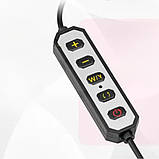 Безтіньова LED лампа дуга 70см Smart Moon Light HD-M8X Лампа на штативі для тату брів косметології, фото 5