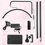 Безтіньова LED лампа дуга 70см Smart Moon Light HD-M8X Лампа на штативі для тату брів косметології, фото 10