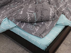 Євро максі набір постільної білизни 200*220 з Бязі "Gold" №151333AB Черешенка™, фото 3