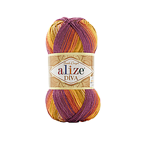 Alize DIVA BATIK (Діва Батік) № 8027 (Пряжа, нитки для в'язання)