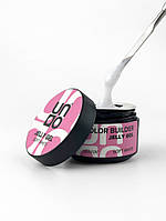 Гель желе для нарощування нігтів UNO гель желе Builder Jelly Gel Soft White, 15 г