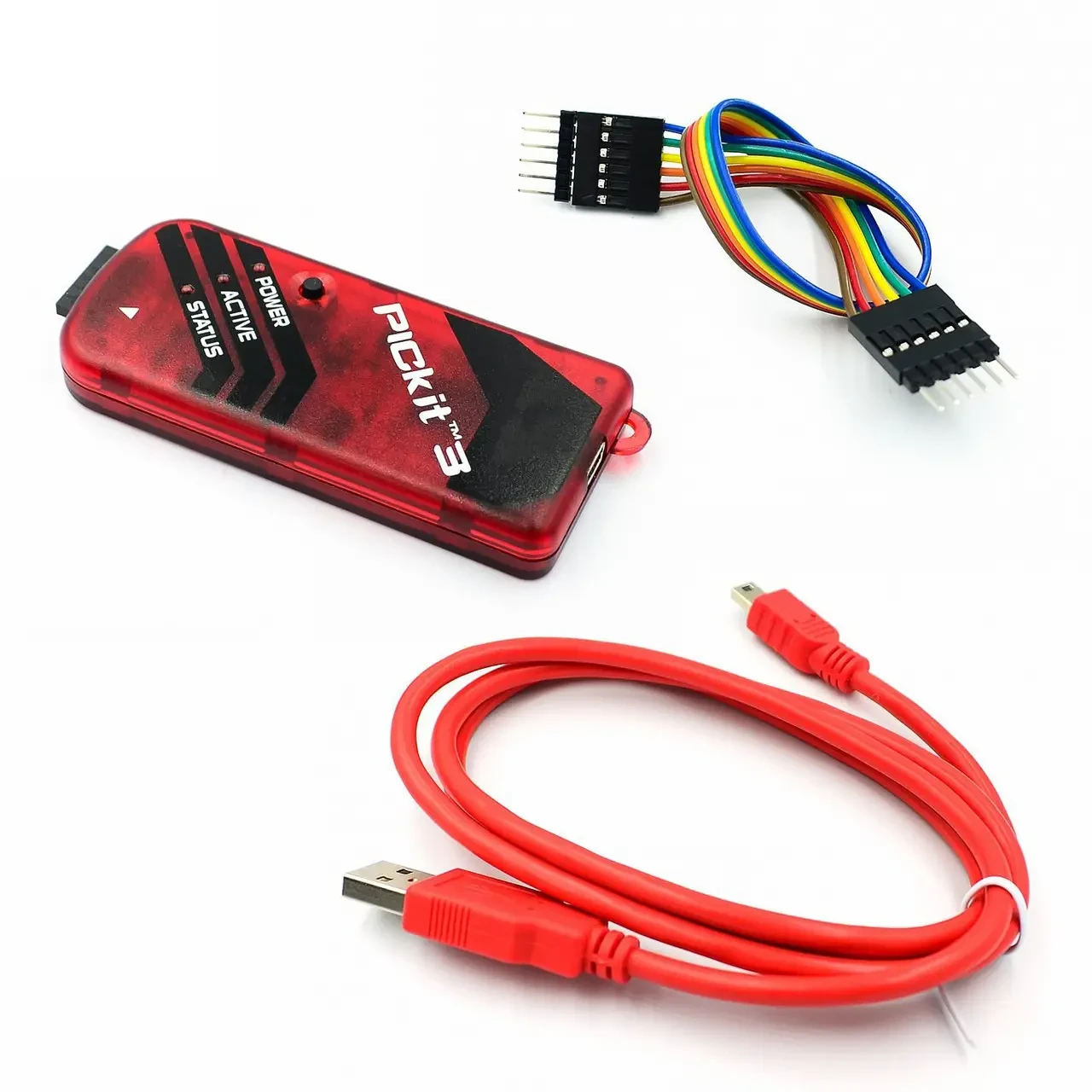 PICkit3 USB Програматор PIC контролерів, мікросхем пам'яті EEPROM і ключів KeeLOQ, фото 1